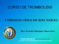 CURSO DE TROMBOLISIS