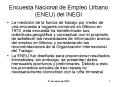 Encuesta Nacional de Empleo Urbano ENEU del INEGI