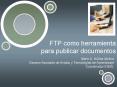 FTP como herramienta para publicar documentos
