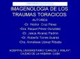 IMAGENOLOGIA DE LOS TRAUMAS TORACICOS