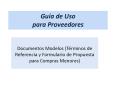 Gua de Uso para Proveedores