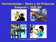 Herramientas Mano y de Potencia Subparte I, 1926'300