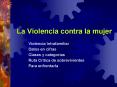 La Violencia contra la mujer
