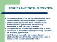 GESTION AMBIENTAL PREVENTIVA