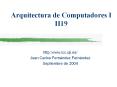 Arquitectura de Computadores I II19