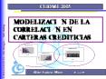Correlaciones en riesgo de crdito Caixa Galicia