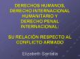 DERECHOS HUMANOS, DERECHO INTERNACIONAL HUMANITARIO Y DERECHO PENAL INTERNACIONAL: SU RELACIN RESPEC