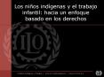 Los nios indgenas y el trabajo infantil: hacia un enfoque basado en los derechos