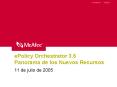 ePolicy Orchestrator 3'6 Panorama de los Nuevos Recursos