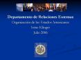 Departamento de Relaciones Externas
