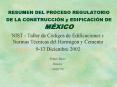 RESUMEN DEL PROCESO REGULATORIO DE LA CONSTRUCCIN y EDIFICACIN DE MXICO