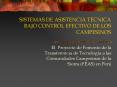 SISTEMAS DE ASISTENCIA TCNICA BAJO CONTROL EFECTIVO DE LOS CAMPESINOS