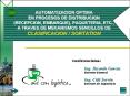 AUTOMATIZACION OPTIMA EN PROCESOS DE DISTRIBUCION RECEPCION, EMBARQUE, PAQUETERIA, ETC', A TRAVES DE