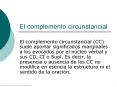 El complemento circunstancial