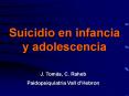 Suicidio en infancia y adolescencia