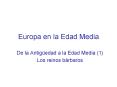 Europa en la Edad Media