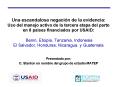 Una escandalosa negacin de la evidencia: Uso del manejo activo de la tercera etapa del parto en 8 pa