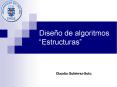 Diseo de algoritmos Estructuras