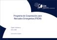 Programa de Cooperacin para Mercados Emergentes PSOM
