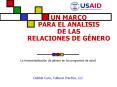 UN MARCO PARA EL ANALISIS DE LAS RELACIONES DE GNERO