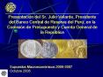 Presentacin del Sr' Julio Velarde, Presidente del Banco Central de Reserva del Per, en la Comisin de