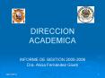 DIRECCION ACADEMICA
