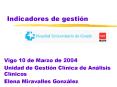 Indicadores de gestin