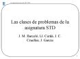 Las clases de problemas de la asignatura STD