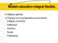 Modelo educativo integral flexible'