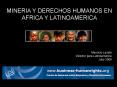MINERIA Y DERECHOS HUMANOS EN AFRICA Y LATINOAMERICA