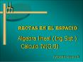 RECTAS EN EL ESPACIO