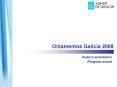Orzamentos Galicia 2008