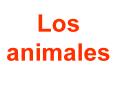 Los animales