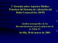 1 Jornada sobre Aspectos MdicoPrcticos del Sistema de valoracin del Dao Corporal ley 3095