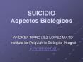 SUICIDIO Aspectos Biolgicos