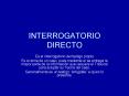 INTERROGATORIO DIRECTO