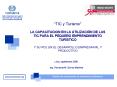 TIC y Turismo LA CAPACITACION EN LA UTILIZACIN DE LAS TIC PARA EL PEQUEO EMPRENDIMIENTO TURSTICO Y S
