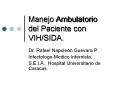 Manejo Ambulatorio del Paciente con VIHSIDA'