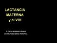 LACTANCIA MATERNA y el VIH