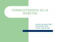FARMACOTERAPIA DE LA DIABETES