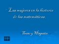 Las mujeres en la historia de las matemticas'