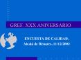 GREF' XXX ANIVERSARIO