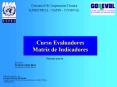 Curso Evaluadores Matriz de Indicadores