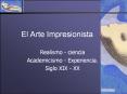 El Arte Impresionista
