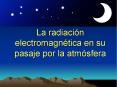 La radiacin electromagntica en su pasaje por la atmsfera