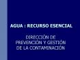 AGUA : RECURSO ESENCIAL