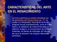 CARACTERISTICAS DEL ARTE EN EL RENACIMIENTO