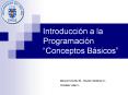 Introduccin a la Programacin Conceptos Bsicos