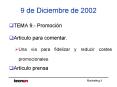 9 de Diciembre de 2002