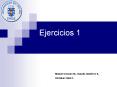 Ejercicios 1
